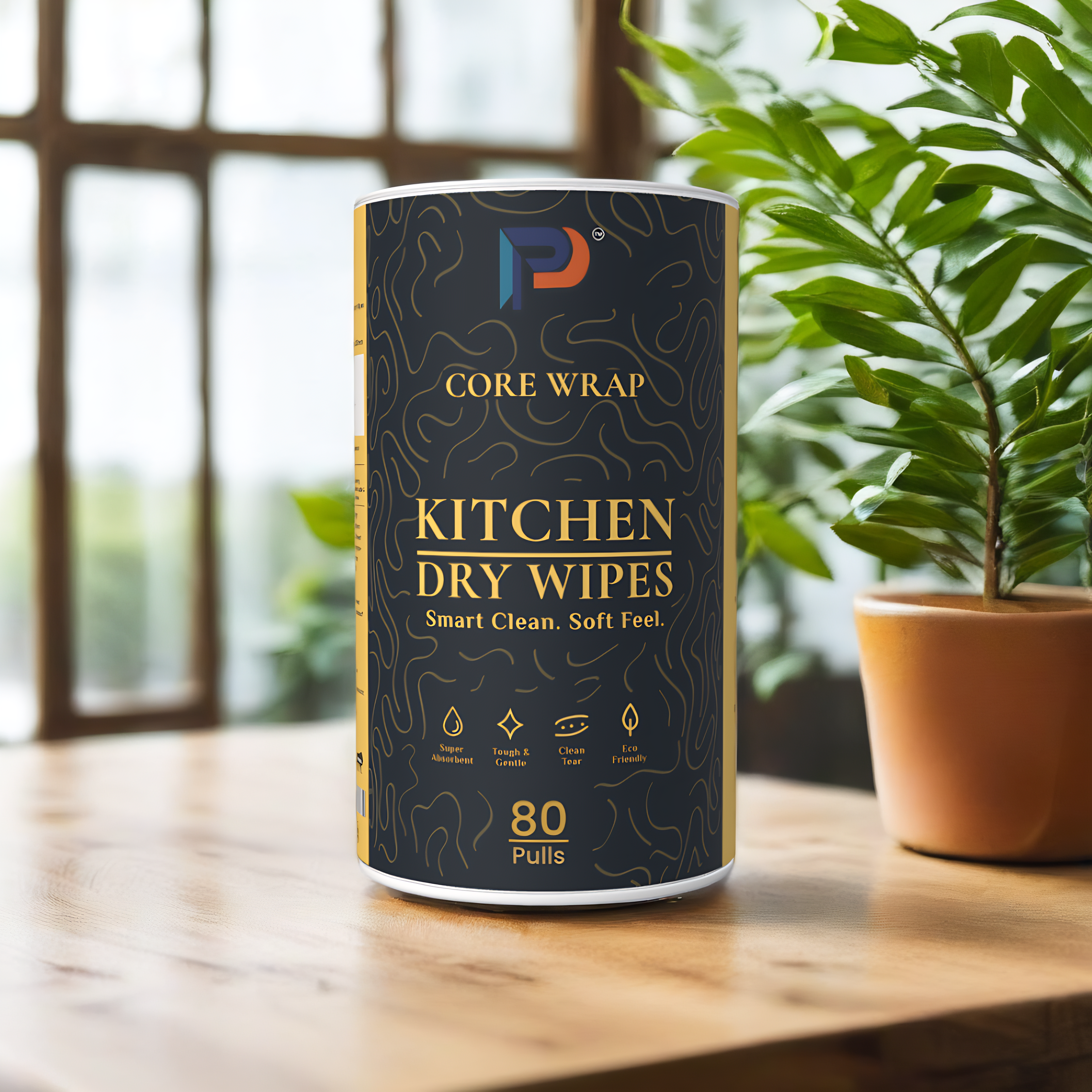 Premium Kitchen Dry Wipes